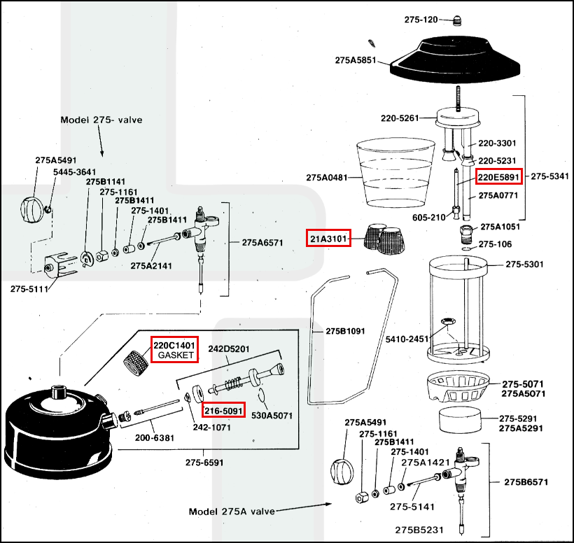 the 275 and 275A lanterns