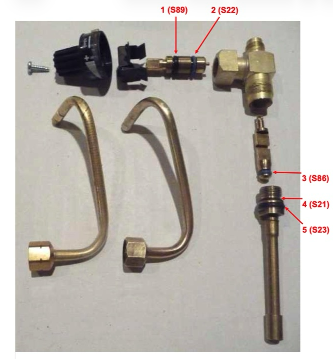 O-Ring Repair Kit, 550 & 550B Stoves - K15