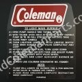 Old Coleman Parts > Decals > Decal M1950, Coleman Made In 1951 Silver - D102