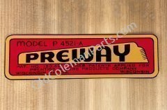 Preway P4521A Decal - D131
