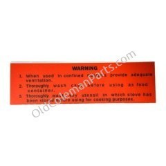 Decal M1950, SMP Warning 1987 - D112