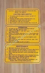 Military specification Lantern Decals Set of 3 - D140