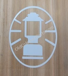 Weatherproof Decal - Lantern White - D148