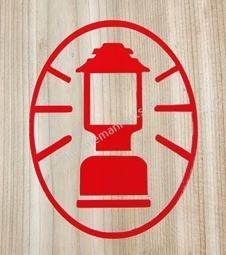Weatherproof Decal - Lantern Red - D147