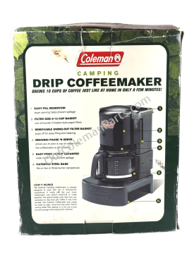 Coleman Camping Drip Coffeemaker New