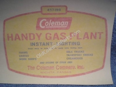 Handy Gas Plant Decal