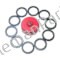 𝟭𝟬 𝗣𝗔𝗖𝗞 - Filler Cap Gasket 3-Piece Caps 🟡 - TS41