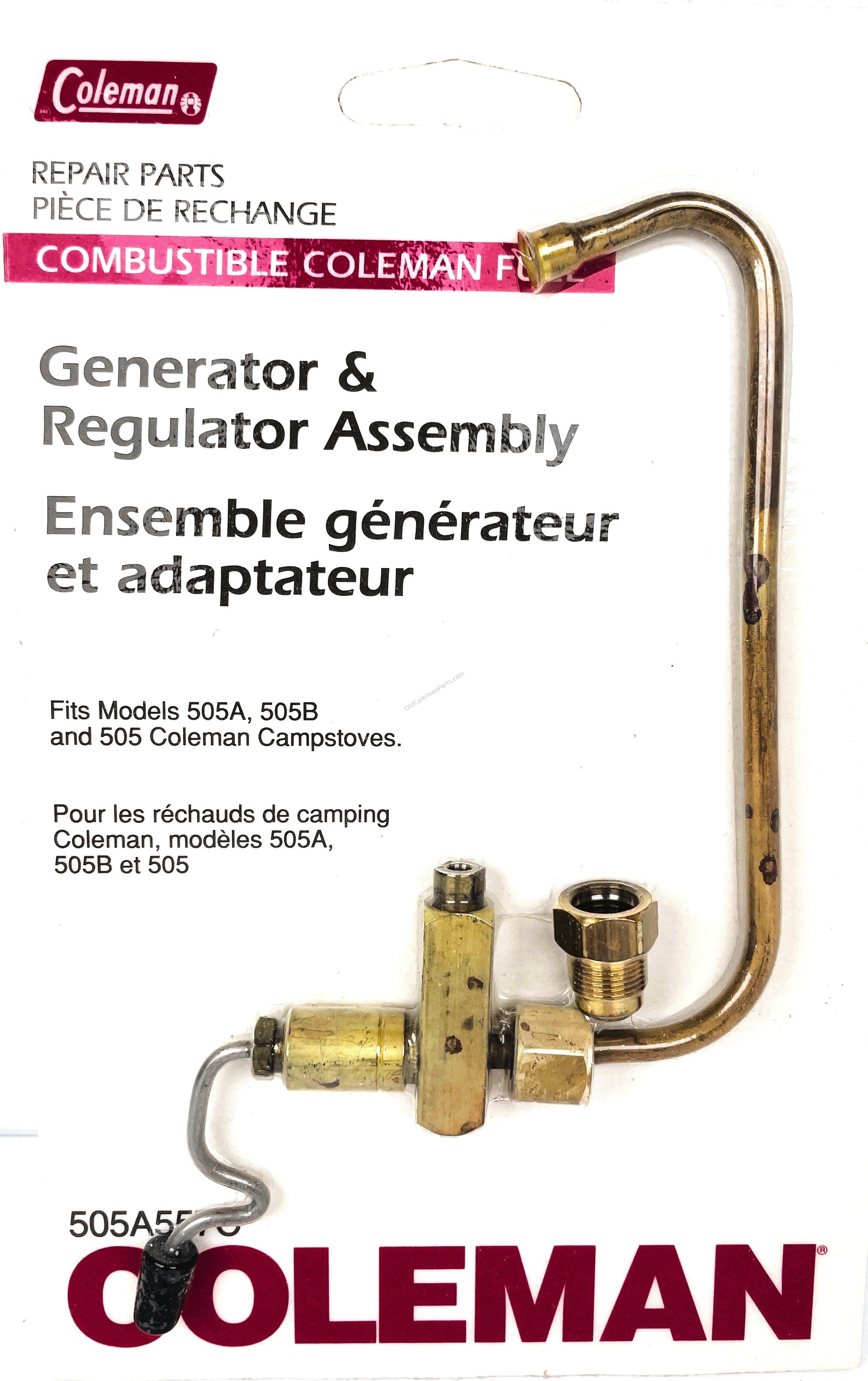 Old Coleman Parts > Generators > Generator & Adapter Assembly - E1012